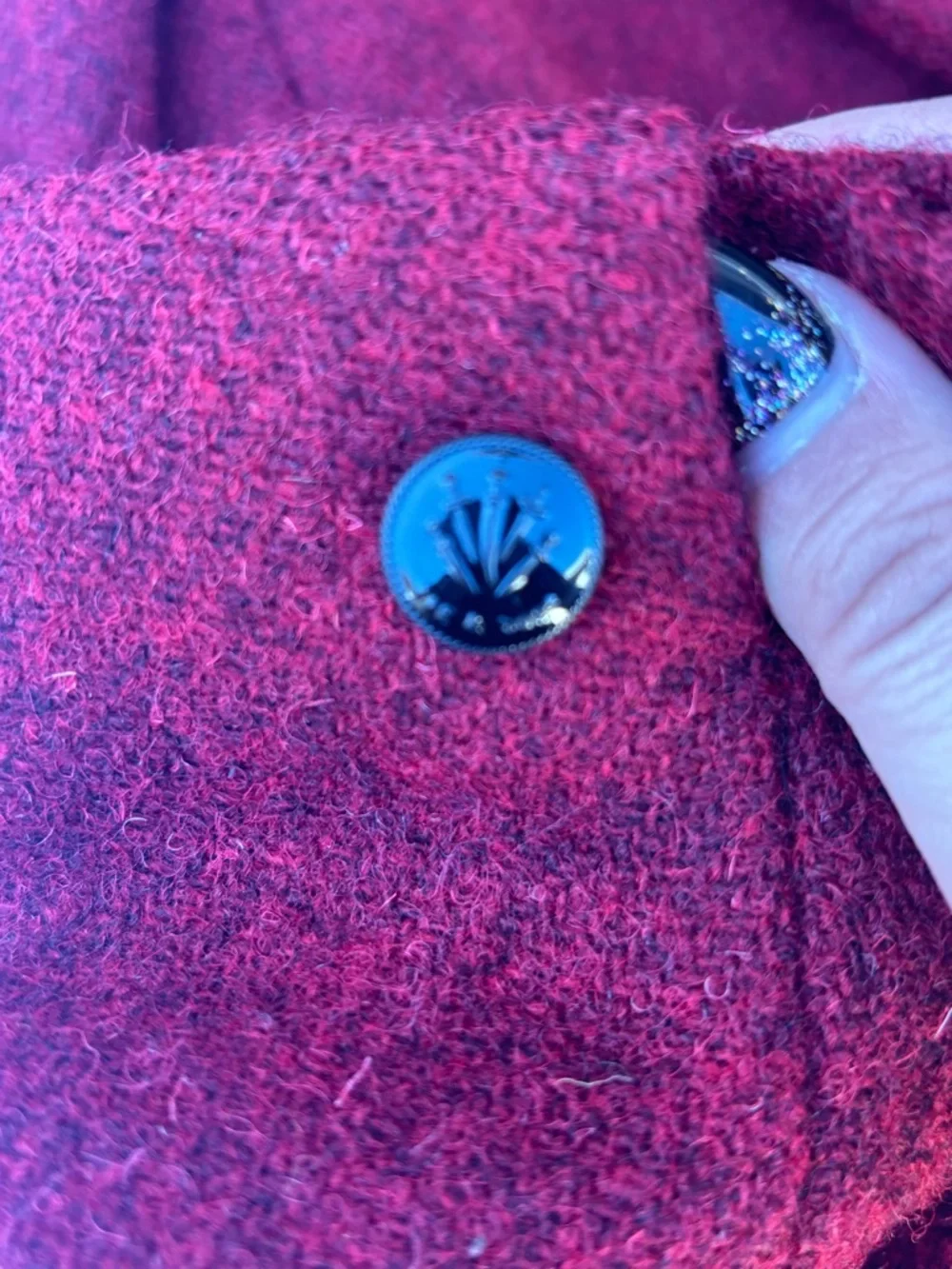 Rag & Bone Wool Blazer Red Size 0